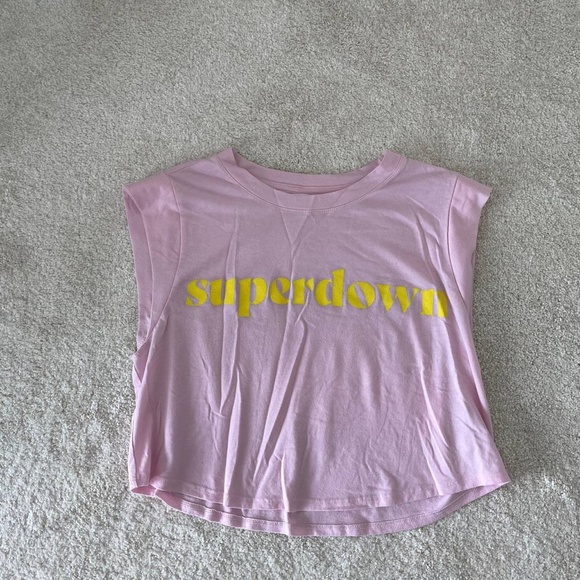 Revolve superdown pink baby doll t-shirt - Picture 1 of 4